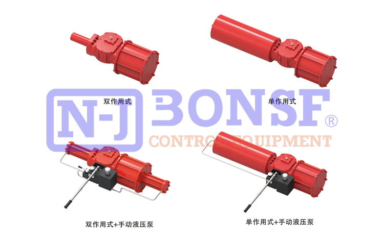 HG Series actuators Pneumatic and hydraulic